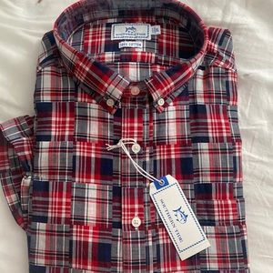 Patchwork shirt NWT - Southern Tide